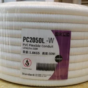 SOLID 25mm 膠軟喉(30米莊)白色