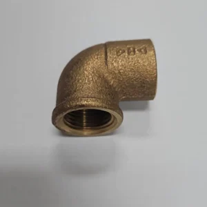 英國 6分刁4分(22mmx1/2")青銅焊90°內牙曲尺