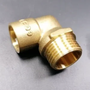 國產 4分(15mmx1/2")走鍚90°外牙曲尺