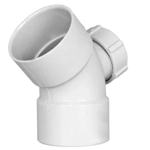 ANCHOR 3"(80mm)PVC白喉45°有掩曲