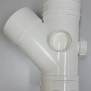 ANCHOR 4"(100mm)PVC白喉45°斜三叉(有掩Y叉)