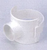 ANCHOR 4"(100mm)刁2"(50mm)PVC白喉駁咀(馬鞍)連扣