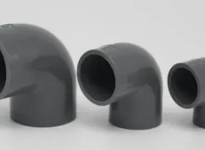 日本KC牌 6分(20mm)uPVC供水灰膠喉90°曲