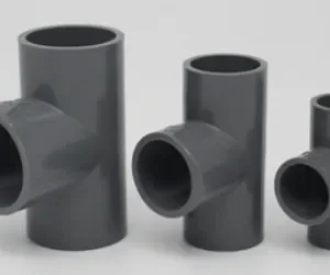 日本KC牌 1-1/2"(40mm)uPVC供水灰膠喉90°正三叉