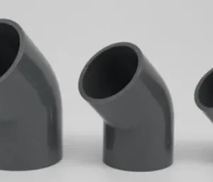 日本KC牌 1-1/2"(40mm)uPVC供水灰膠喉45°曲