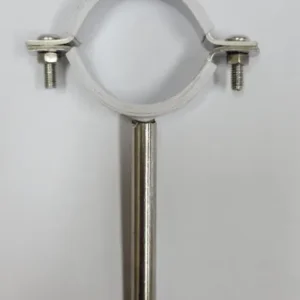 1/2" (15mm)不銹鋼白包膠魚尾碼